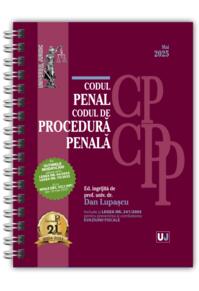 Copertă produs Codul penal și Codul de procedură penală. Mai 2025 - Ediție spiralată