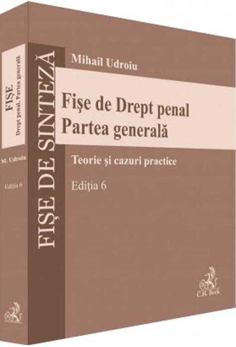 Copertă produs Fișe de Drept penal. Partea generală