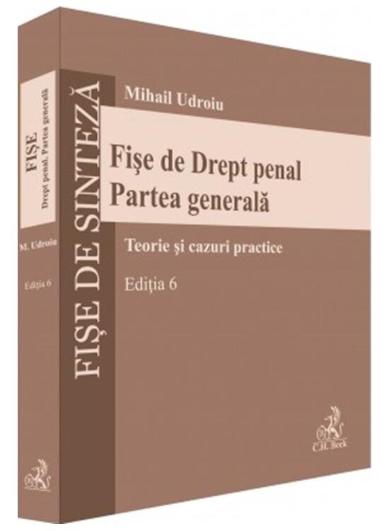 Copertă produs Fișe de Drept penal. Partea generală - gallery big 1