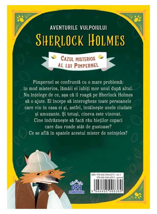 Copertă produs Aventurile Vulpoiului Sherlock Holmes: Cazul misterios al lui Pimpernel (Vol. 1) - gallery big 2