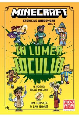 Copertă produs Minecraft. Cronicile Woodsword. &Icirc;n lumea jocului (Vol. 1)