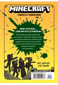 Copertă produs Minecraft. Cronicile Woodsword. &Icirc;n lumea jocului (Vol. 1)