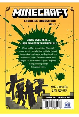 Copertă produs Minecraft. Cronicile Woodsword. &Icirc;n lumea jocului (Vol. 1)