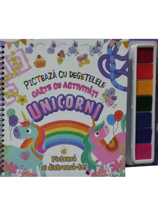 Copertă produs Unicorni. Pictează cu degetele - gallery big 1