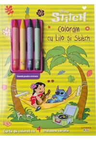 Copertă produs Disney. Stitch. Colorăm cu Lilo și Stitch