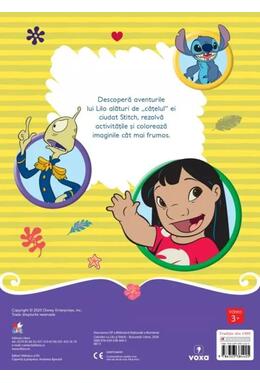 Copertă produs Disney. Stitch. Colorăm cu Lilo și Stitch