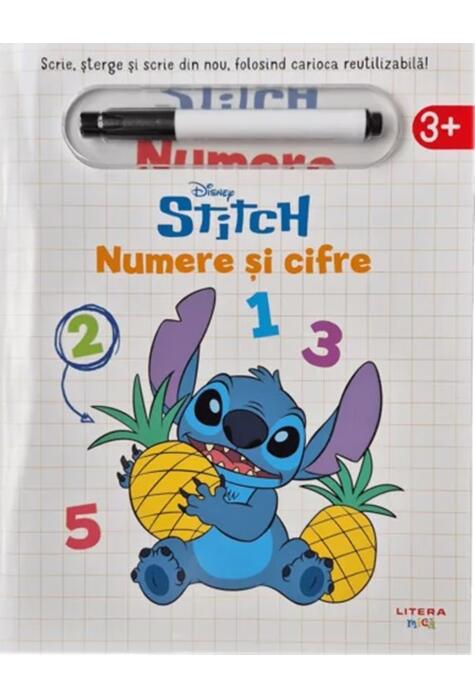 Copertă produs Disney. Stitch. Numere si cifre (3+)