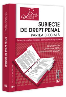 Copertă produs Subiecte de Drept penal. Partea specială