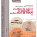 Copertă produs Admiterea &icirc;n magistratură și &icirc;n avocatură. Culegere de subiecte cu explicații ale variantelor de răspuns. Drept procesual civil - 2025 - gallery small 