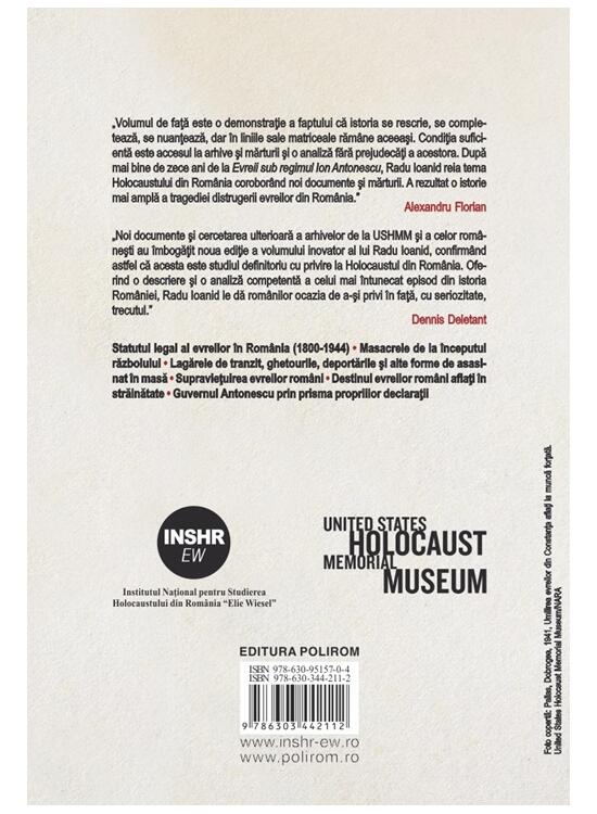 Copertă produs Holocaustul &icirc;n Rom&acirc;nia - gallery big 2