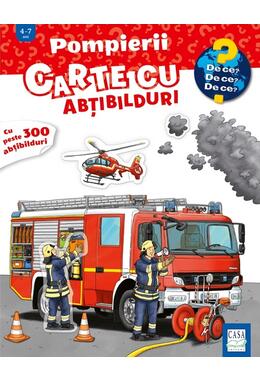 Copertă produs Pompierii &ndash; Carte cu abțibilduri