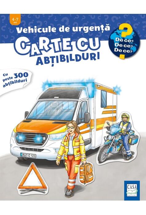 Copertă produs Vehicule de urgență - Carte cu abțibilduri