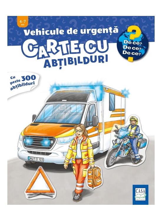 Copertă produs Vehicule de urgență - Carte cu abțibilduri - gallery big 1