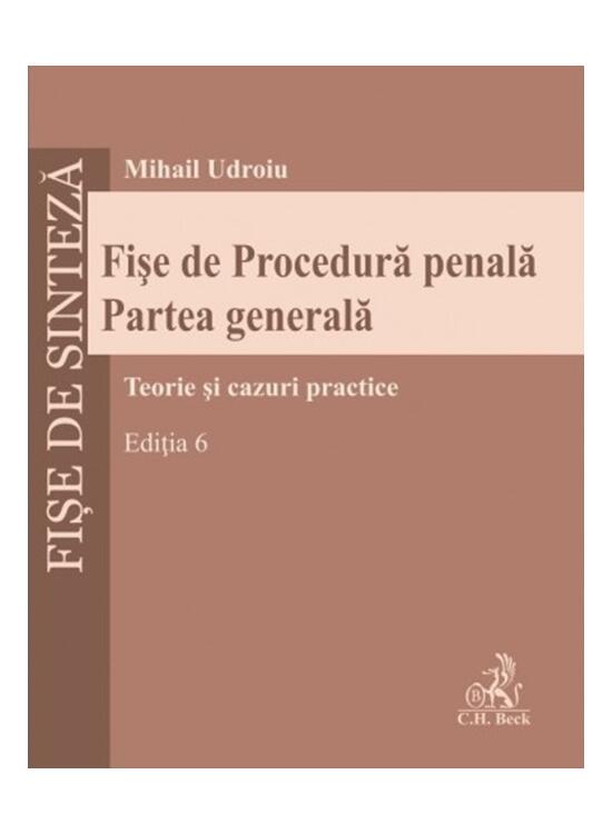 Copertă produs Fișe de procedură penală. Partea generală - gallery big 1