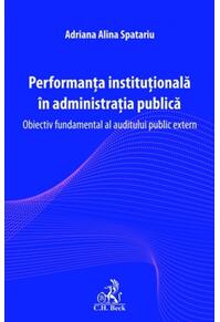 Copertă produs Performanța instituțională în administrația publică