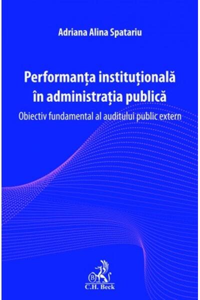 Performanța instituțională &icirc;n administrația publică