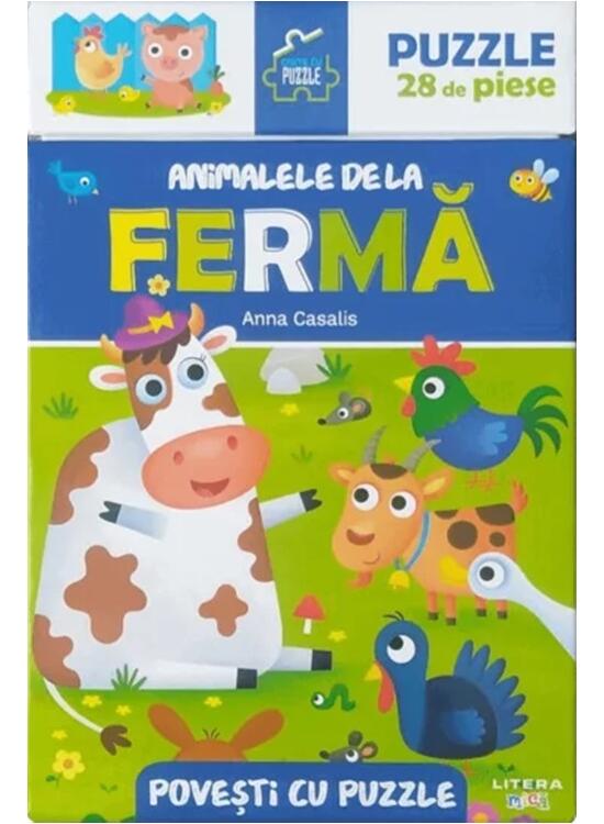 Copertă produs Povești cu puzzle. Animalele de la fermă - gallery big 1