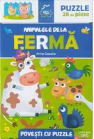 Povești cu puzzle. Animalele de la fermă