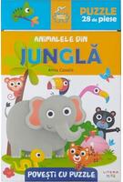 Povești cu puzzle. Animalele din junglă