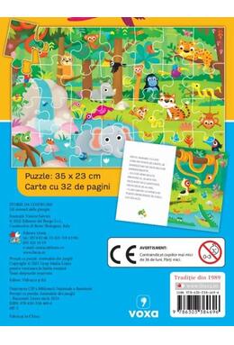 Copertă produs Povești cu puzzle. Animalele din junglă