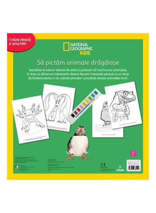 Copertă produs National Geographic Kids. Să pictăm animale drăgălașe - gallery big 2