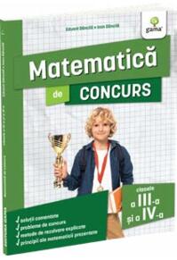Copertă produs Matematică de concurs, clasele a III-a și a IV-a