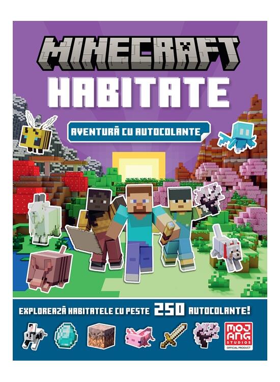 Copertă produs Minecraft - Habitate. Aventură cu autocolante - gallery big 1