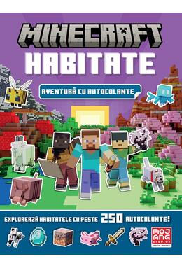 Copertă produs Minecraft - Habitate. Aventură cu autocolante