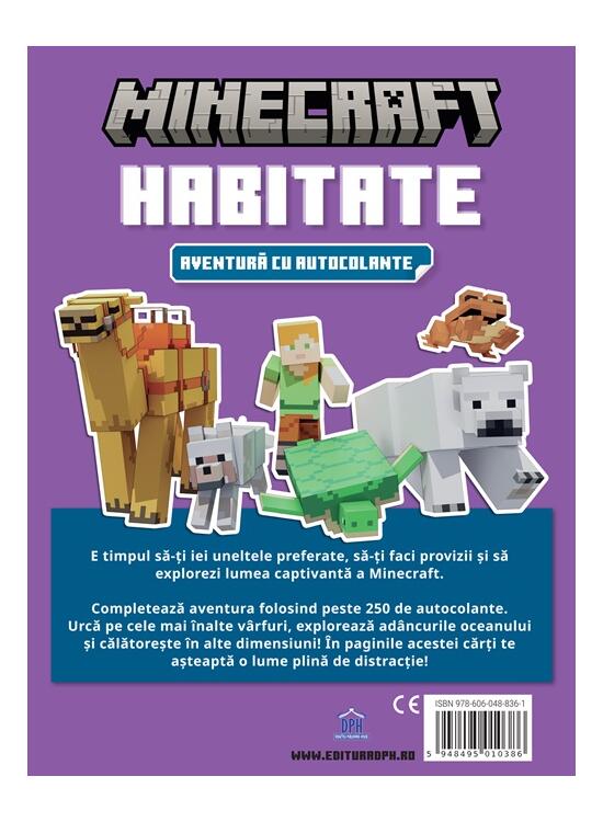 Copertă produs Minecraft - Habitate. Aventură cu autocolante - gallery big 2