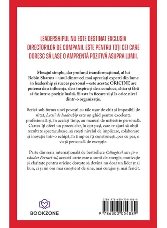 Copertă produs Lecții de leadership de la Călugărul care și-a v&acirc;ndut Ferrari-ul - gallery big 2