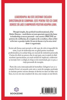 Copertă produs Lecții de leadership de la Călugărul care și-a v&acirc;ndut Ferrari-ul