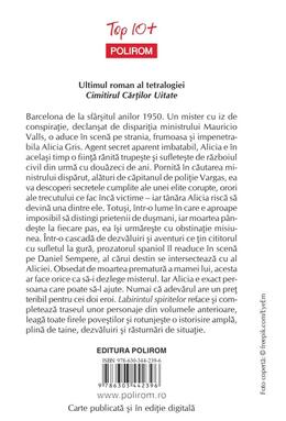 Copertă produs Labirintul spiritelor (Top 10+)