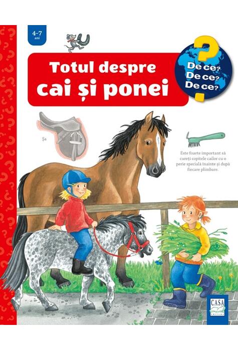 Copertă produs Totul despre cai și ponei