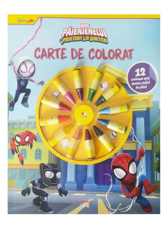 Copertă produs Disney Marvel. Păienjenelul și prietenii lui uimitori. Carte de colorat - gallery big 1