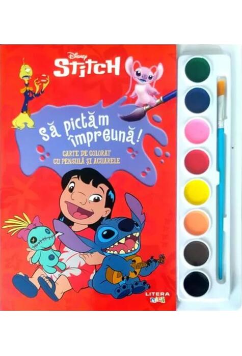 Copertă produs Disney. Stitch. Să pictăm &icirc;mpreună!