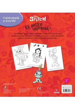 Copertă produs Disney. Stitch. Să pictăm &icirc;mpreună!