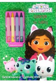 Copertă produs Gabby's Dollhouse. Colorăm cu Gabby