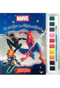 Copertă produs Marvel. Să pictăm cu Răzbunătorii