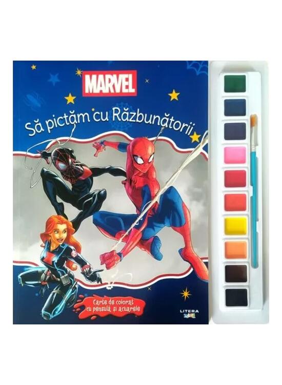 Copertă produs Marvel. Să pictăm cu Răzbunătorii - gallery big 1