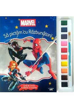 Copertă produs Marvel. Să pictăm cu Răzbunătorii