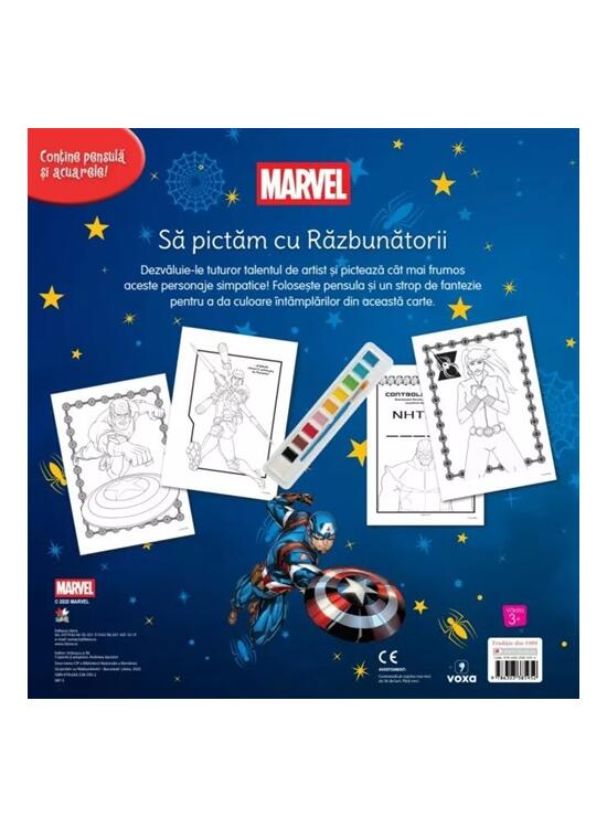 Copertă produs Marvel. Să pictăm cu Răzbunătorii - gallery big 2