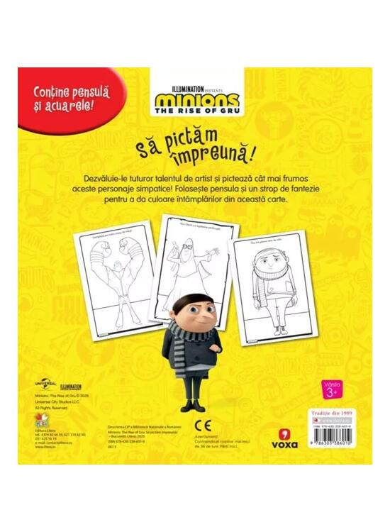 Copertă produs Minions. The Rise of Gru. Să pictăm &icirc;mpreună! - gallery big 2