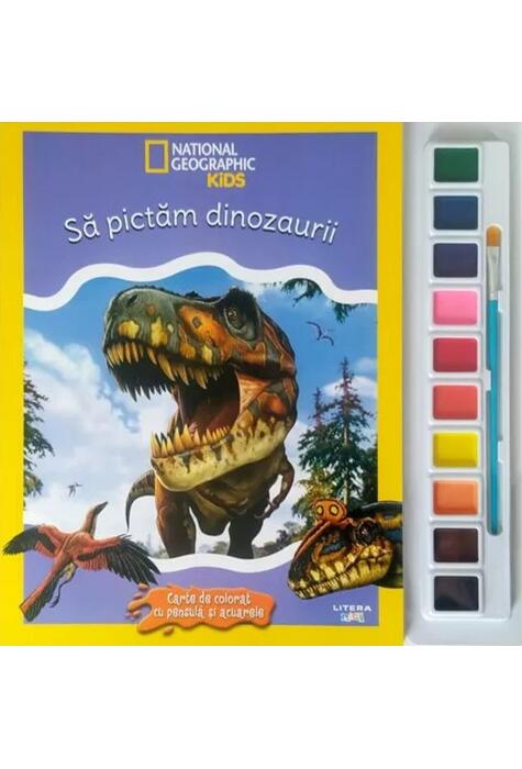 Copertă produs National Geographic Kids. Să pictăm dinozaurii