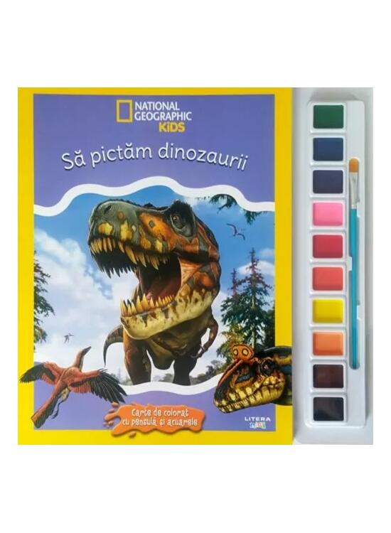 Copertă produs National Geographic Kids. Să pictăm dinozaurii - gallery big 1