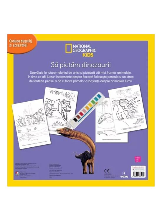 Copertă produs National Geographic Kids. Să pictăm dinozaurii - gallery big 2