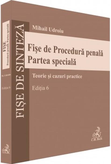 Copertă produs Fișe de Procedură penală. Partea specială. Ediția 6