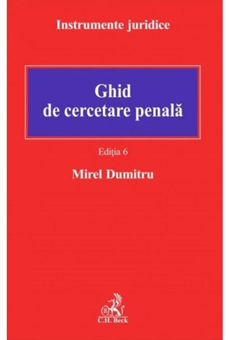 Copertă produs Ghid de cercetare penală