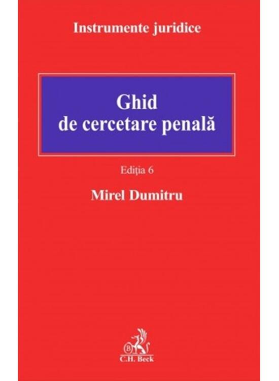 Copertă produs Ghid de cercetare penală - gallery big 1