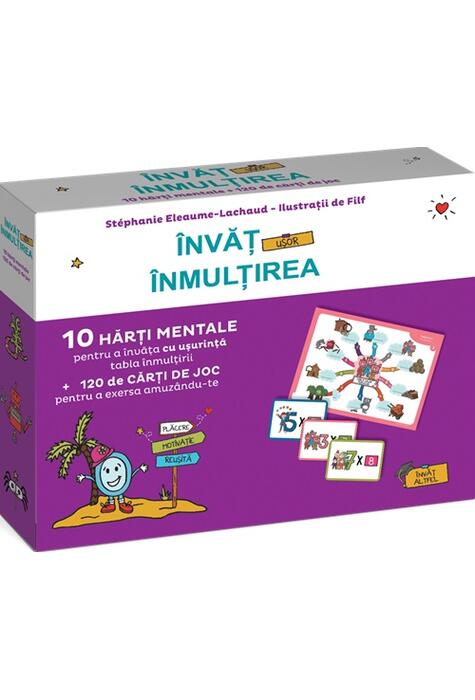 Copertă produs &Icirc;nvăț ușor &icirc;nmulțirea - hărți mentale