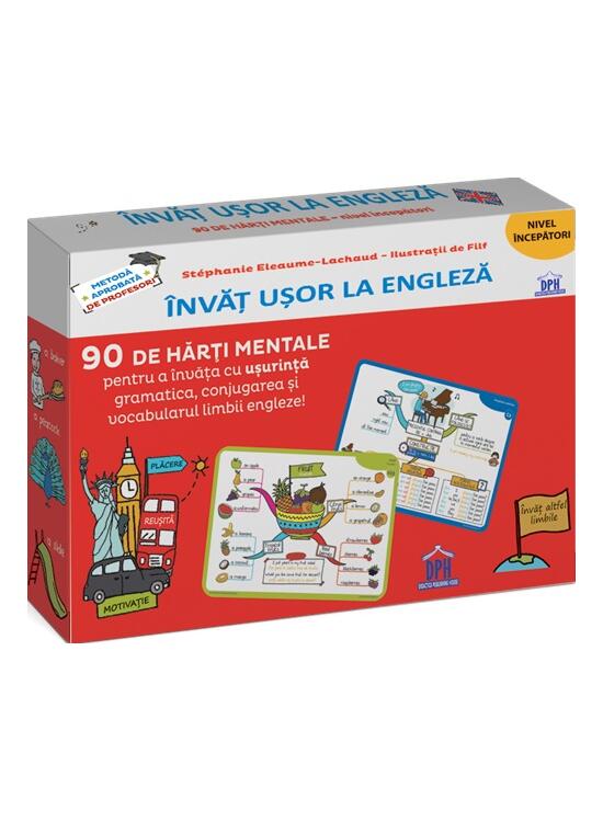 Copertă produs &Icirc;nvăț ușor la engleză (nivel &icirc;ncepător) - hărți mentale - gallery big 1